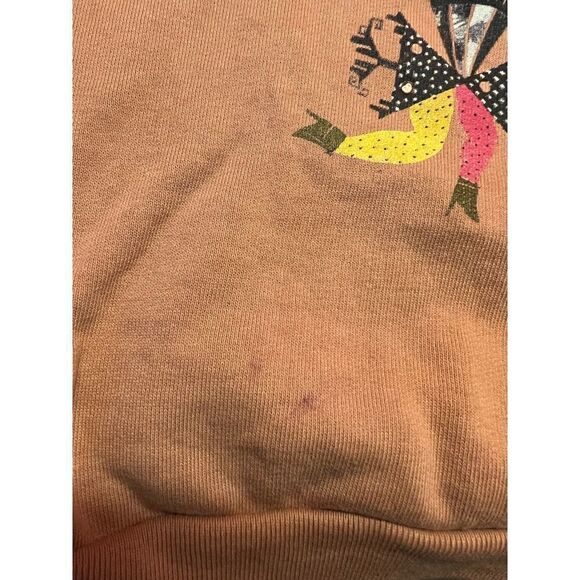 Scotch & Soda scotch R’belle girl 6 fringe shoulder diamond fuzzy fluffy cozy - Picture 3 of 7